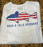 Rack-N-Tails American Flag Redfish Dri-Fit