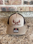 Rack-N-Tails Khaki/Coffee 5 Panel