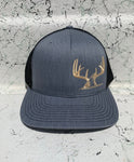 Gray Rack-N-Tails Cap with Khaki Logo