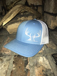 Sky Blue Rack-N-Tails Cap with White Logo