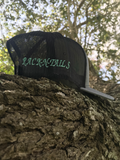 Gray Rack-N-Tails Cap with Seafoam logo